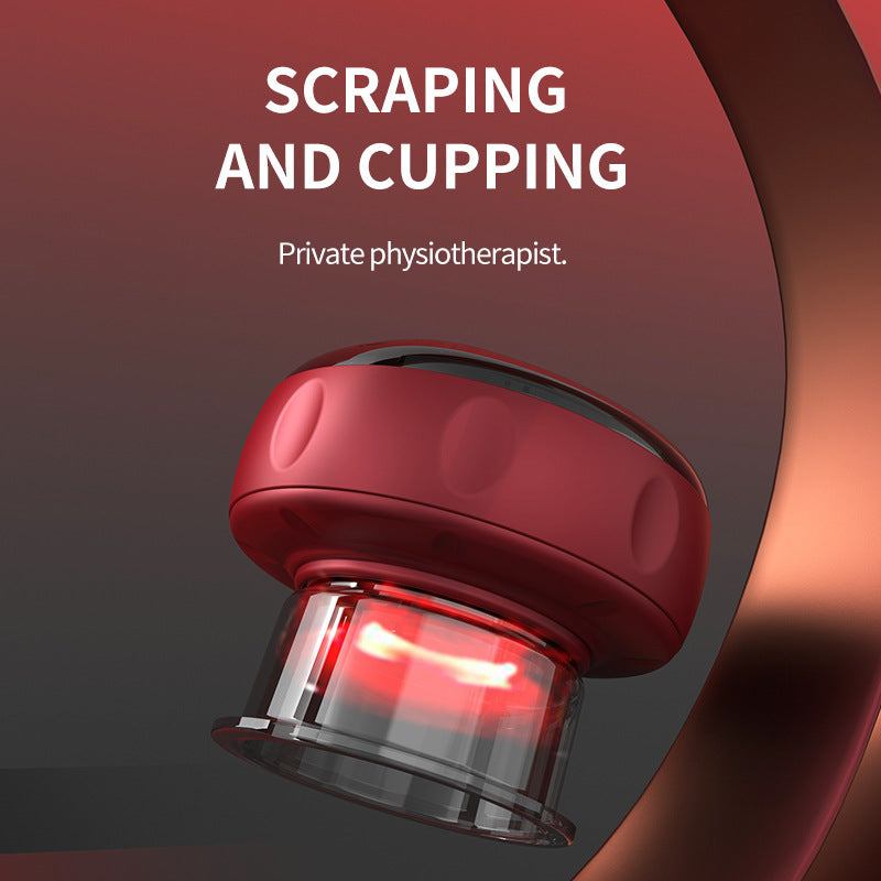 Vacuum cupping scraping instrument